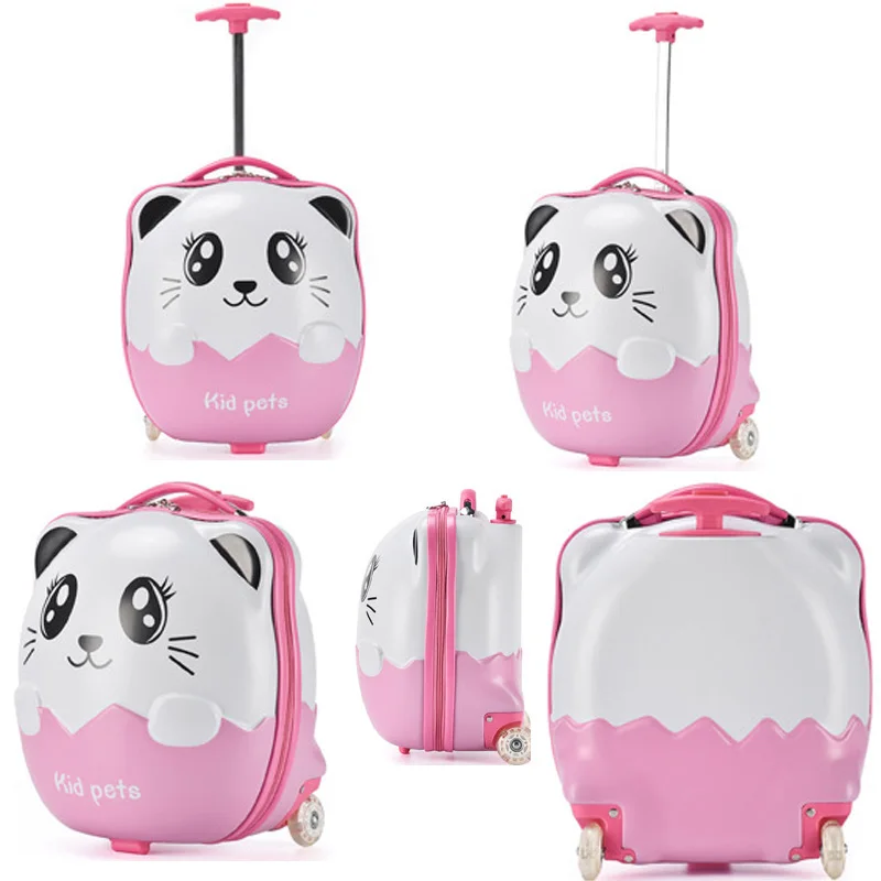 16 pollici Cartoon Cute children's Travel PC bagaglio Trolley Mini Cabin valigia Check-in Case per bambini ragazzi ragazze spedizione gratuita