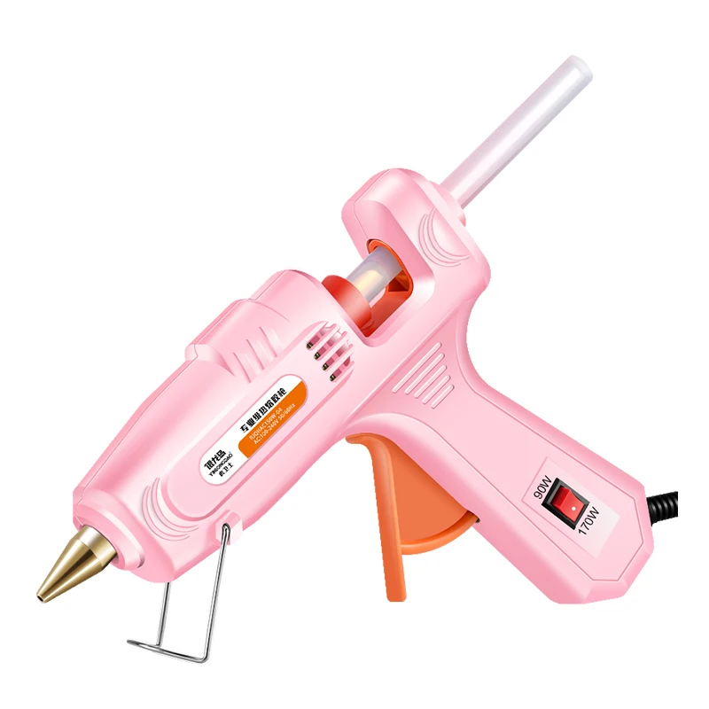 70W Hot Melt Glue Gun with 7mm Glue Sticks Mini Industrial Guns Heat Temperature Thermo Electric Repair Tool