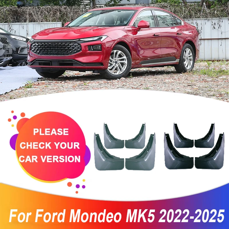 

4 шт. брызговики для Ford Mondeo MK5 Taurus 2025, аксессуары 2022-2024, брызговики, расширители крыльев, автомобильные аксессуары