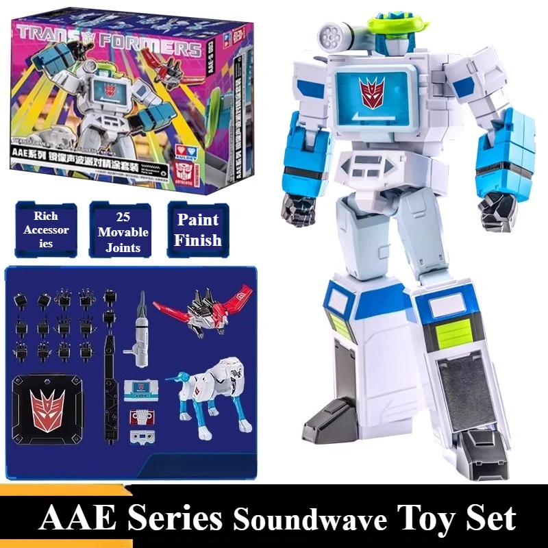 Disponibile autentico AULDEY Transformers AAE Series Megatron e Optimus Prime Deluxe Versione dipinta Set di giocattoli per ragazzi Regalo di festa