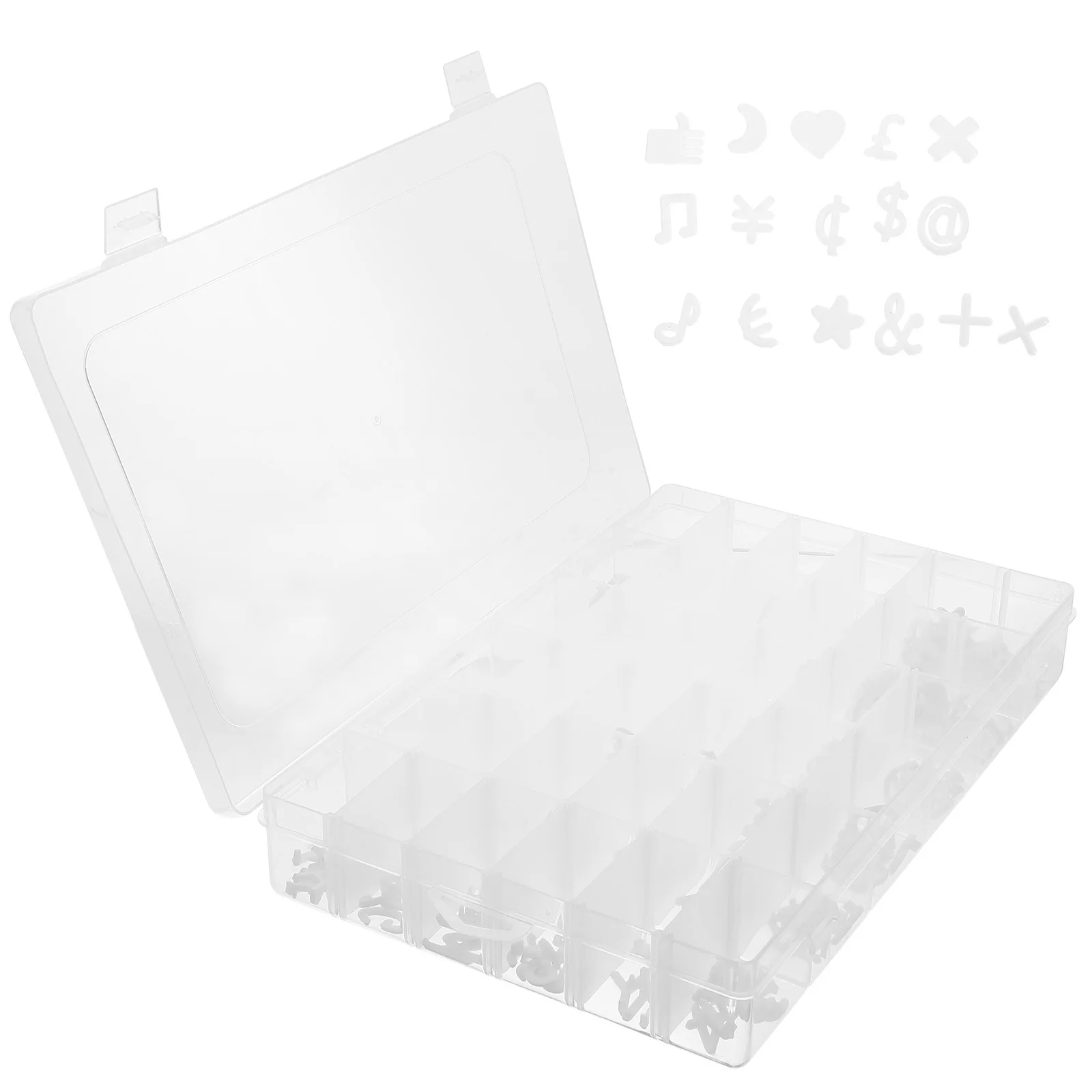 1 مجموعة Diy بها بنفسك ورأى مجلس الحروف البلاستيكية الأبجدية للوحة الرسائل سعة كبيرة قابلة لإعادة الاستخدام إلكتروني الملحقات سطح المكتب