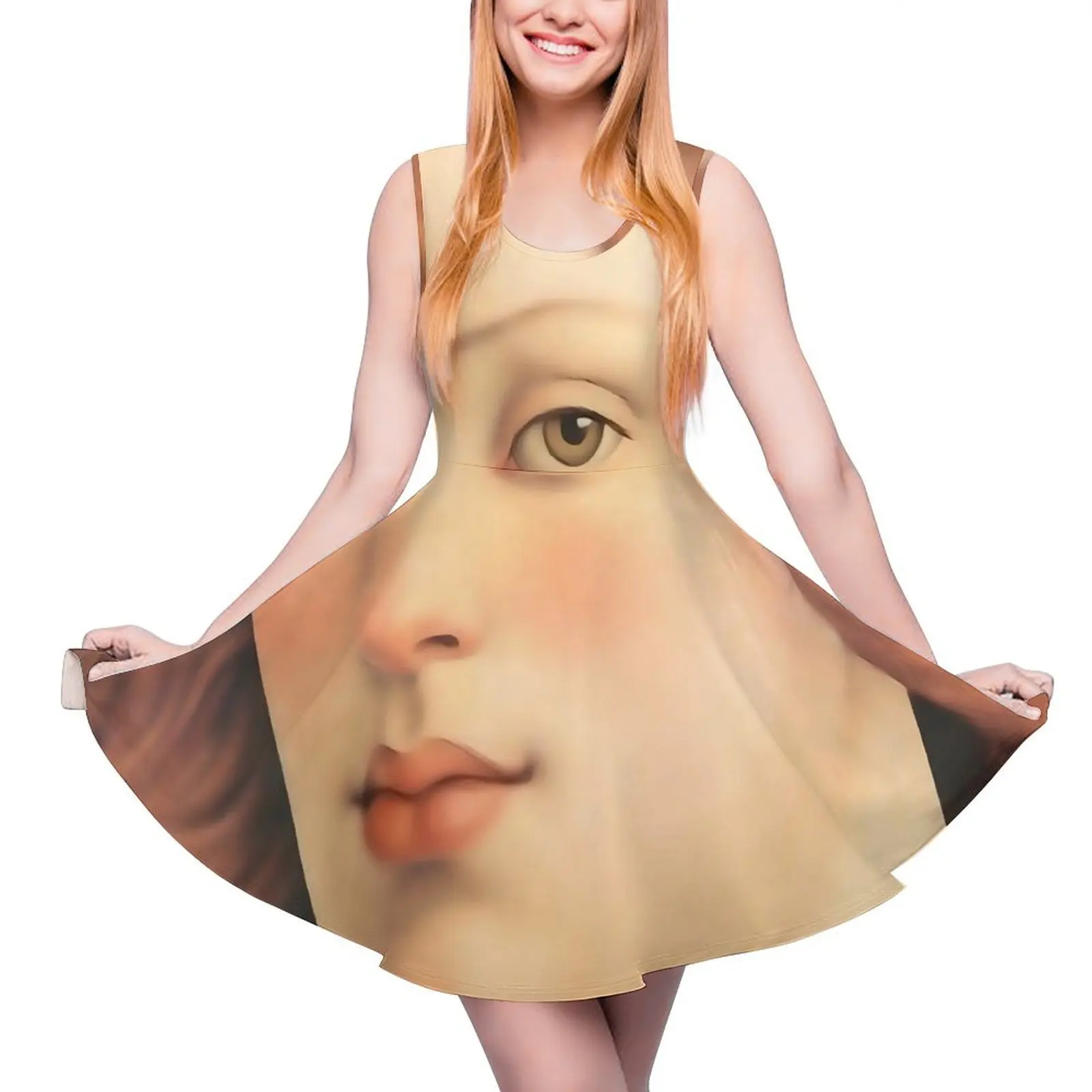 비너스 by 산드로스 보티첼리 원피스, 여신 초상화, 트렌디 드레스, 하이 웨이스트 스트리트 스타일, 빅 사이즈 스케이트 원피스 여성 의류 