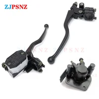 Conjunto de bomba de freno para motocicletas GN125 GS125 GS125 HJ125, palancas de embrague de freno delantero derecho, sistema de freno de disco trasero de cilindro maestro