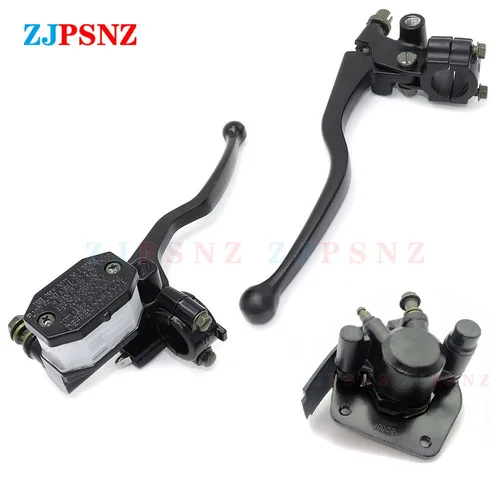 Conjunto de bomba de freno para motocicletas GN125 GS125 GS125 HJ125, palancas de embrague de freno delantero derecho, sistema de freno de disco trasero de cilindro maestro