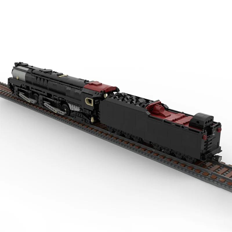 1520 PCS MOC City Engineering Duplex Steam Locomotive  Model Technology Building Block Creative Kids Toy Birthday Christmas Gift