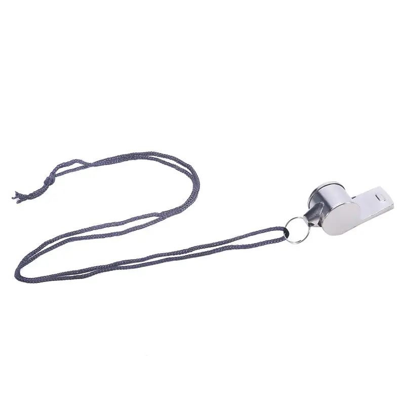 1/2Pcs Stainless Steel Metal Whistles, Professional Football Basketball Sports Referee Training Whistle