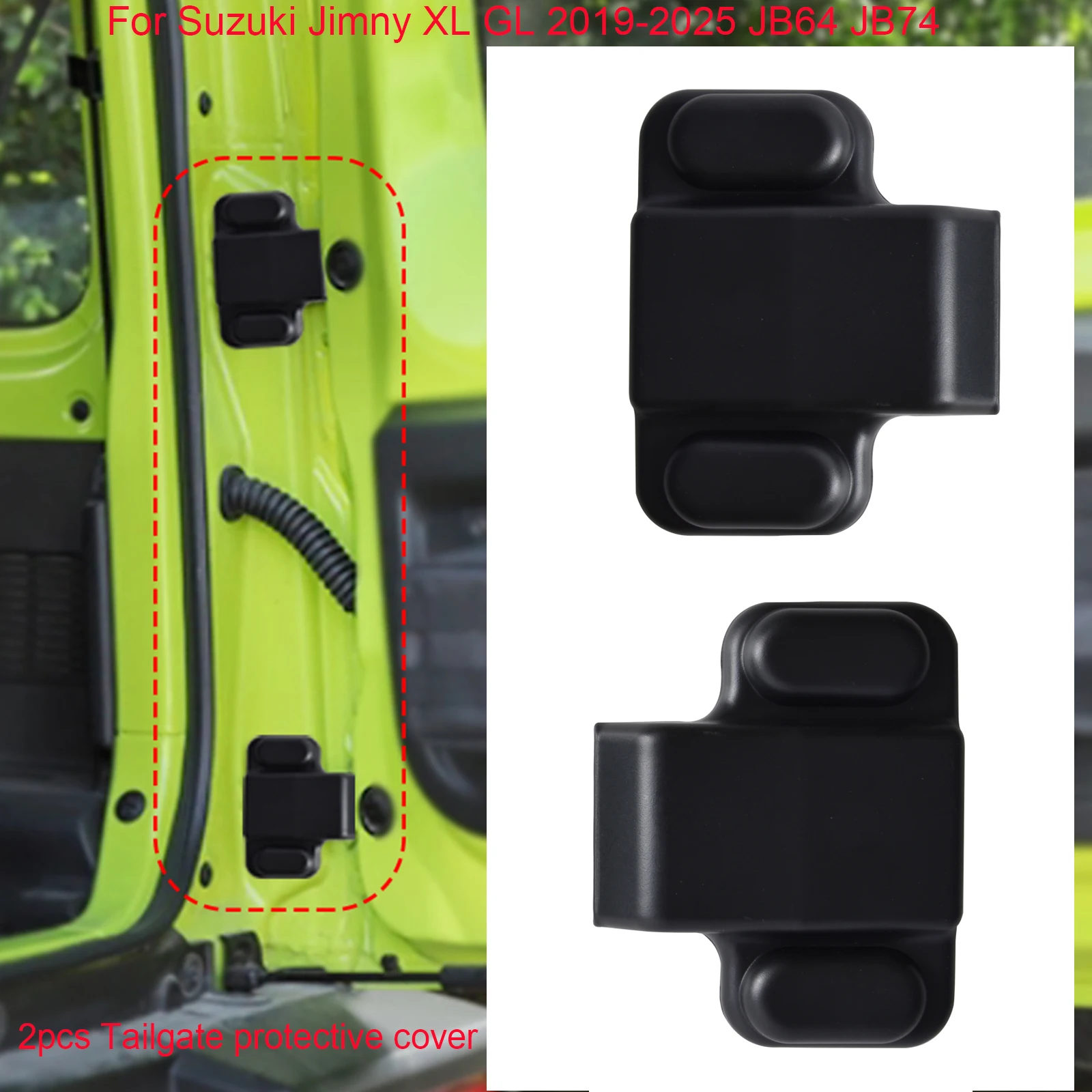 For Suzuki Jimny XL GL 2019 2020 2021 2022 2023 2024 2025 JB64 JB74 Exterior Accessories Car Tailgate Screw Cover Protector Trim