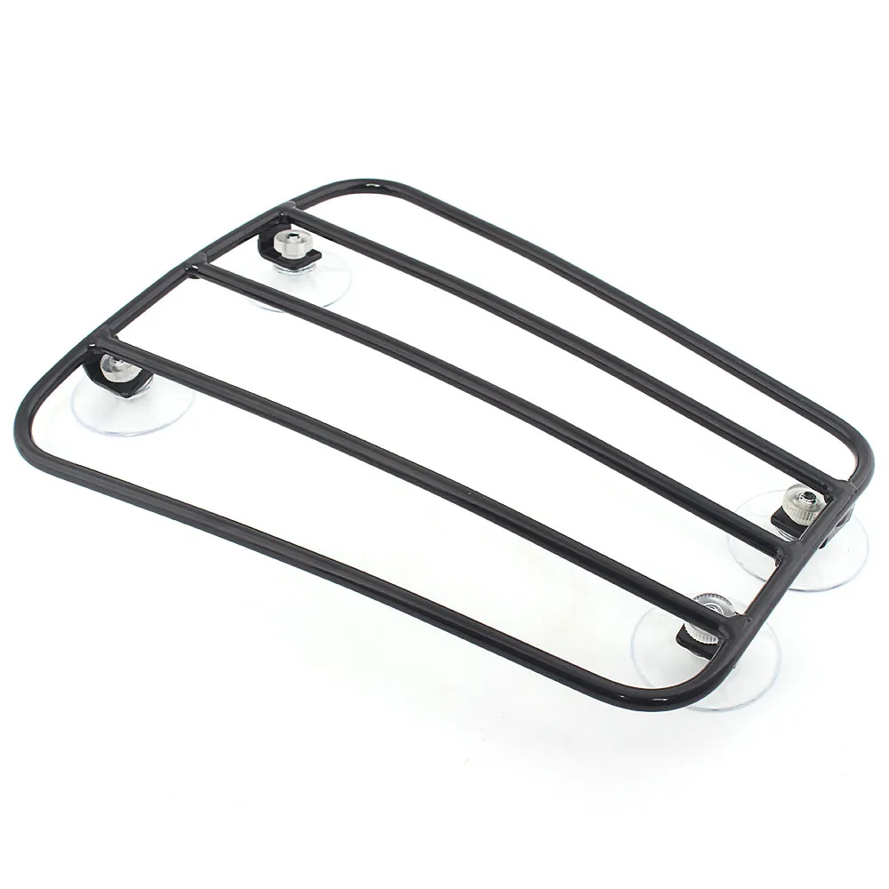Motorcycle Fuel Tank Luggage Rack With Suction Cups Aero Parcel Rack For Triumph Bonneville Thruxton Bobber Honda CB1100 Royal