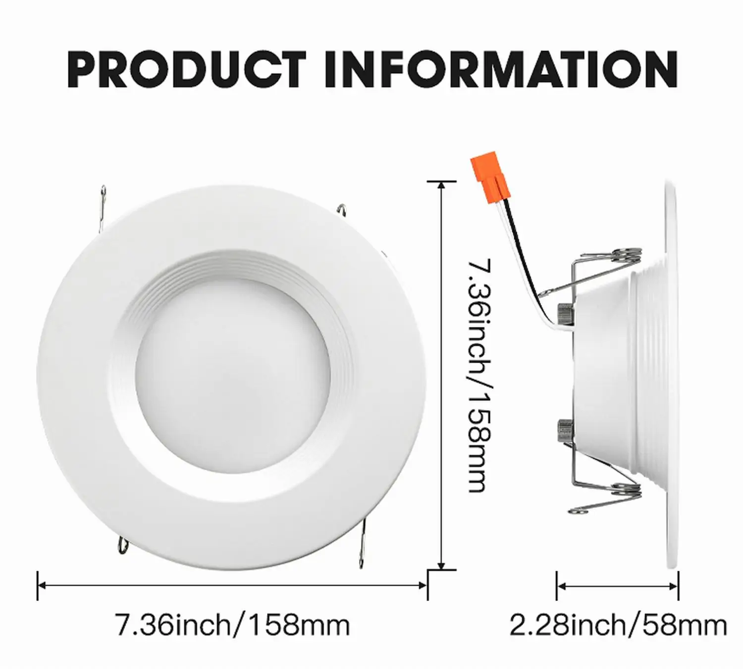 Kit de conversión CRI90, lámparas de fácil instalación, Downlight de reequipamiento, 5CCT, luces Led de Color ajustable E26, 9W, 120W, venta al por mayor