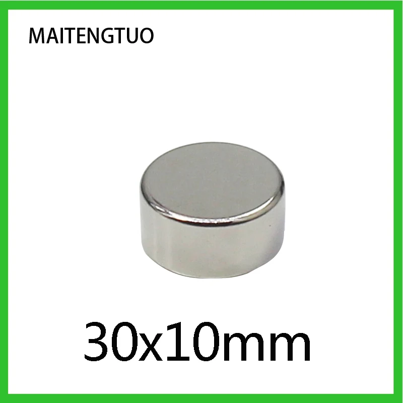 

1/2/3PCS 30x10 mm Circular Magnets 30mmx10mm N35 Thick Neodymium Magnet Dia 30x10mm Permanent NdFeB Magnetic magnet 30*10 mm