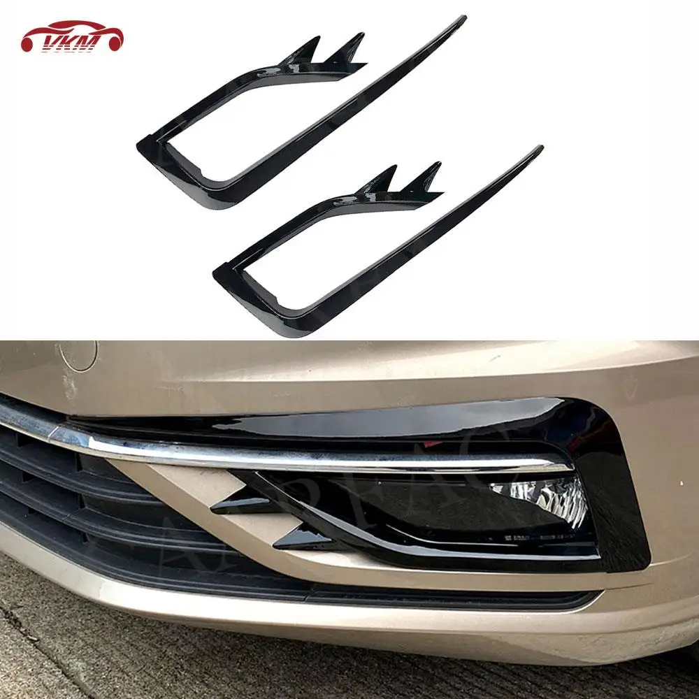 

ABS Front Bumper Fog Lamp Cover Trim for Volkswagen Golf 7.5 MK7.5 2017 2018 2019 Decoration Styling Bodykits Car Accessories