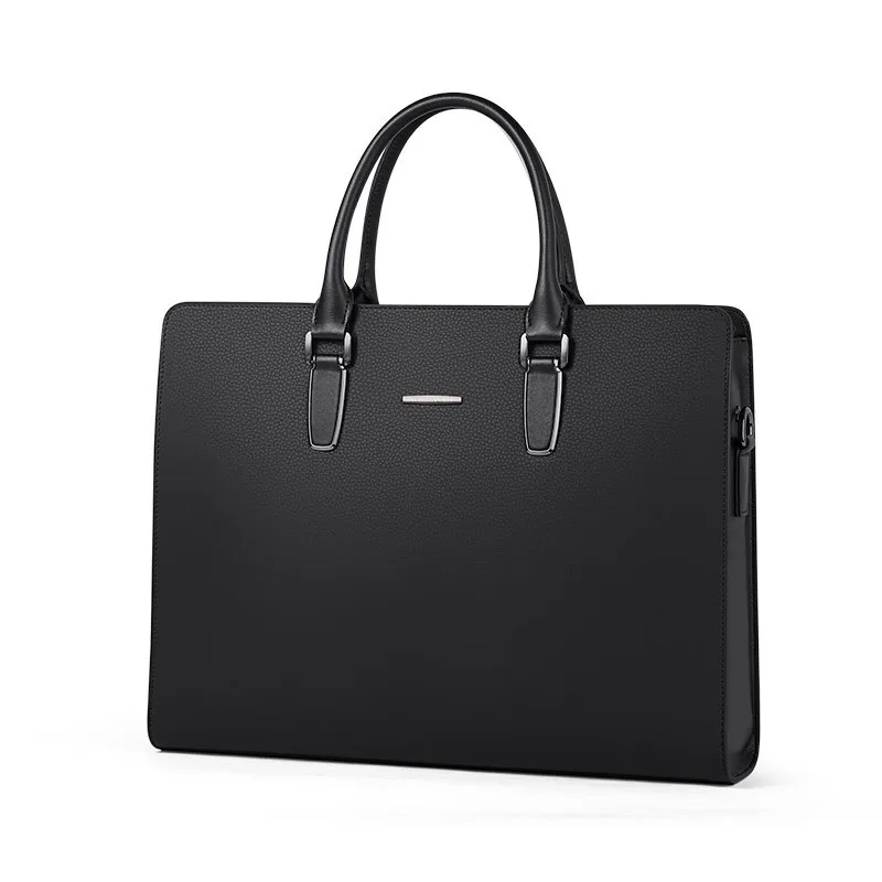 حقيبة يد الأعمال سعة كبيرة وثيقة كمبيوتر محمول للرجال كتف واحد حقيبة كروسبودي حقيبة ساعي الرجال حقائب جلدية للرجال