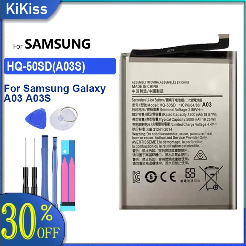 Replacement Battery HQ-50SD HQ-50S 5000mAh For Samsung Galaxy A03 A03S A02S M02S M025 F02s Portable batteries