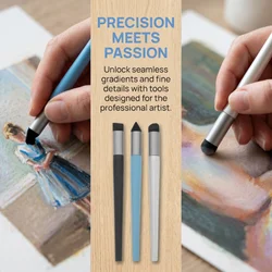 Boratu Oil Painting Stick Special Kneading Pen Heavy Color Soft Head Crayon Transition Kneading Color Mixing Ball Can Be Washed