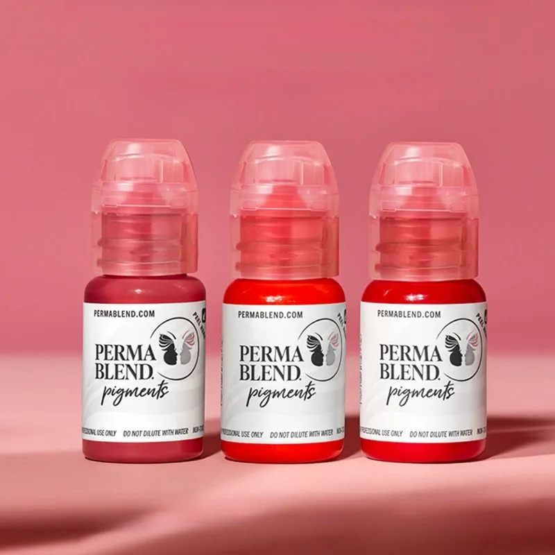 Premium Lip Permanent Makeup Inks Pure Plant Professional Beauty Microblading Body Art Makeup Perma Blend Tattoo Pigment Inks