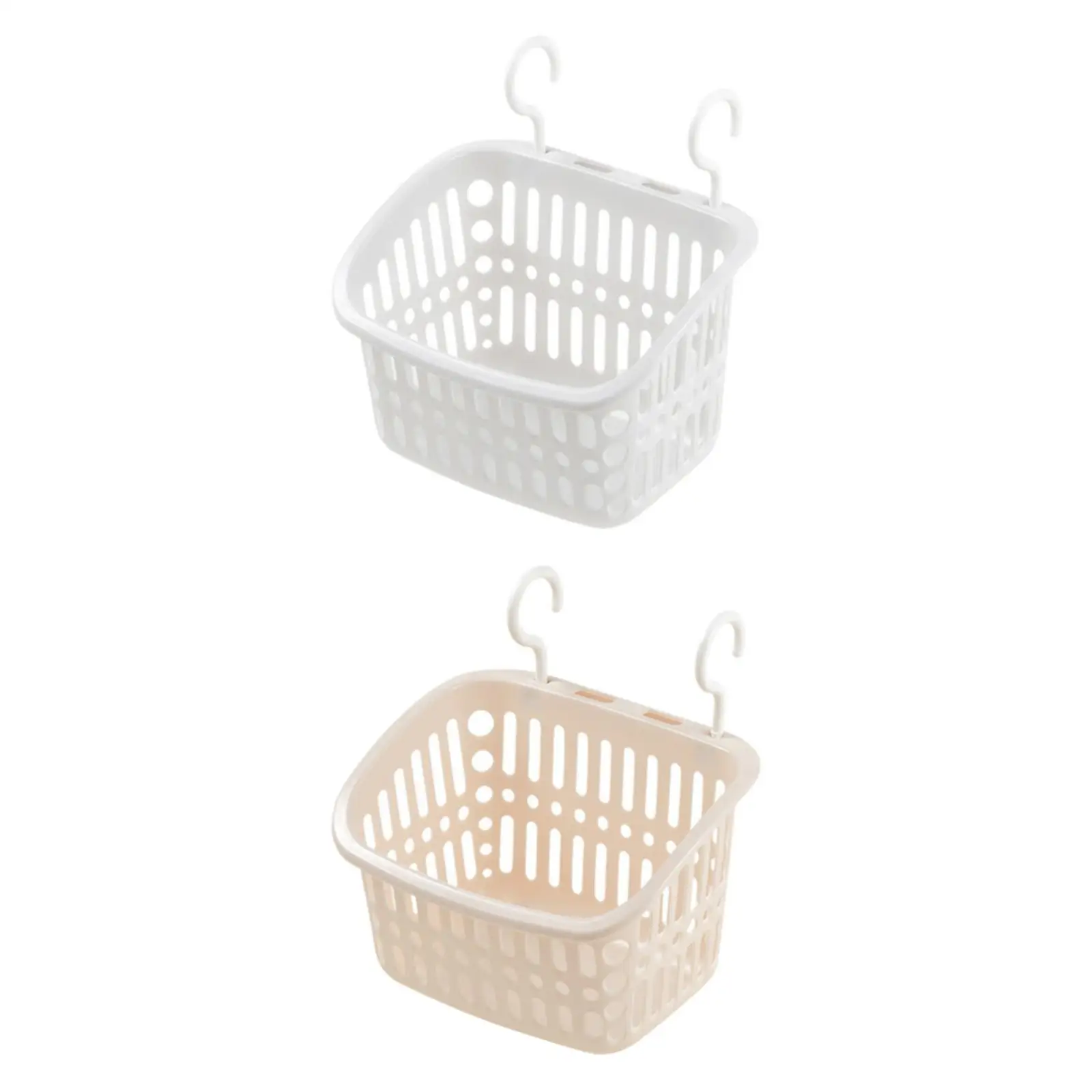 

Hanging Shower Basket Lightweight Sturdy Organizer Multipurpose Space Saving with Hook for Bedroom Home Kitchen Dorm Bathroom