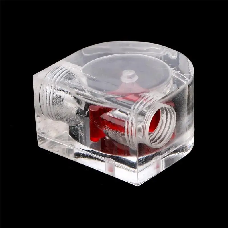 

652F G1/4 Thread Port Female 8 Impellers for Turbine Water for Tank Meter for Desktop Water Cooling Syste