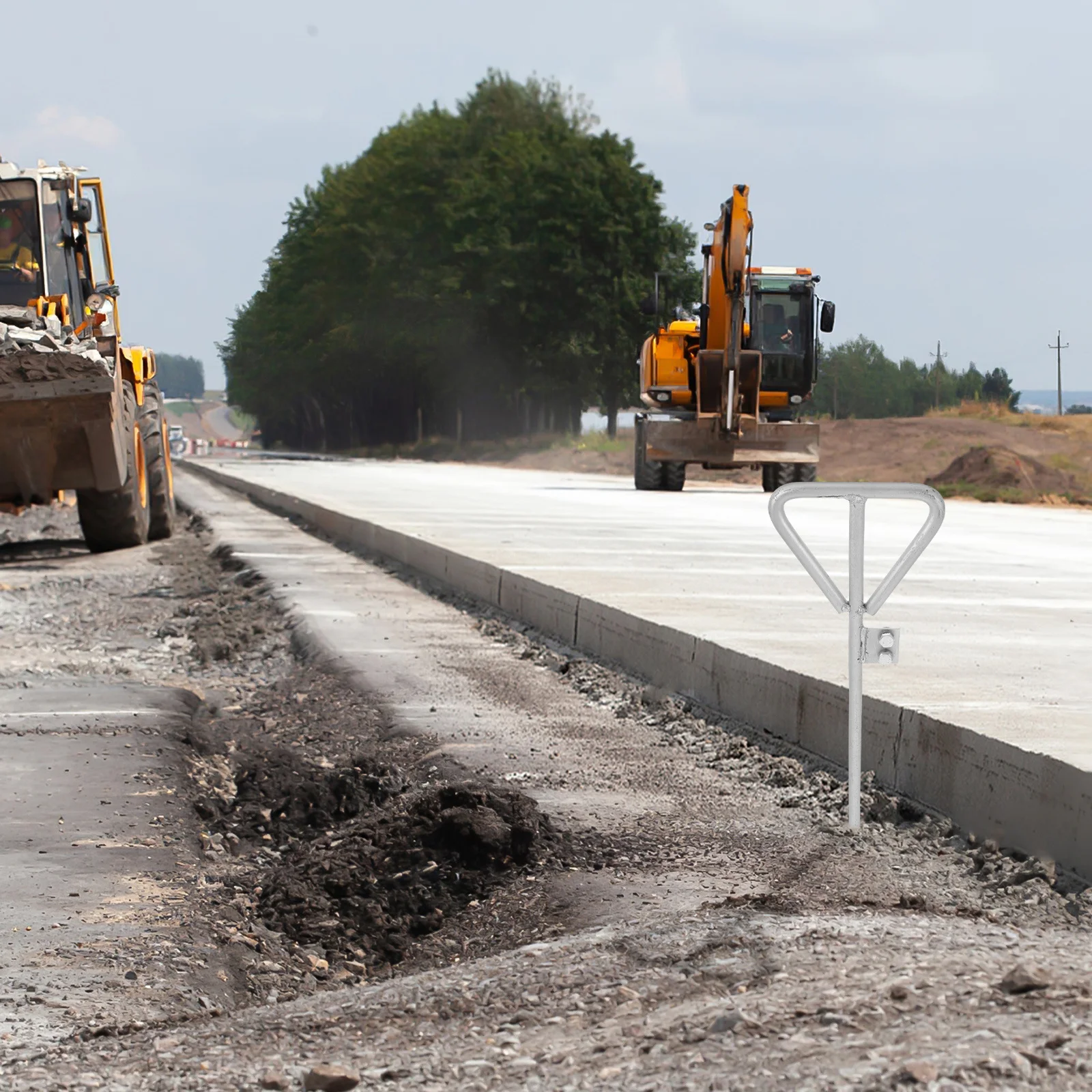 Asta di messa a terra in acciaio zincato per recinzione elettrica Generatore solare Asta di messa a terra Barra di messa a terra elettrica esterna