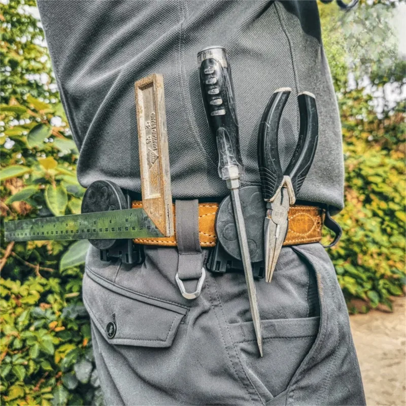 Portaherramientas magnético táctico con clip MOLLE para acampada - imagen 2
