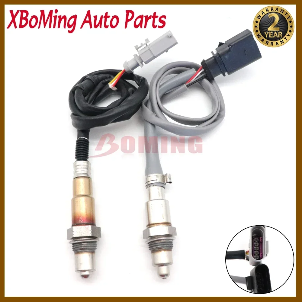 8V0906262D 06K906262AC 2PCS Up&Downstream O2 Oxygen Lambda Sensor For Audi A3  S3 TT For Volkswagen GTI Golf R 2.0L 2015-2017