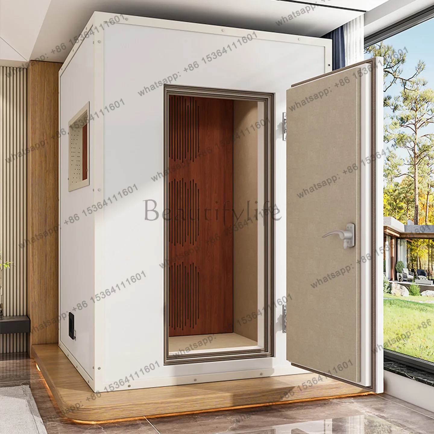 Mobile soundproof room Home recording studio Live broadcast Home ktv Indoor silent warehouse