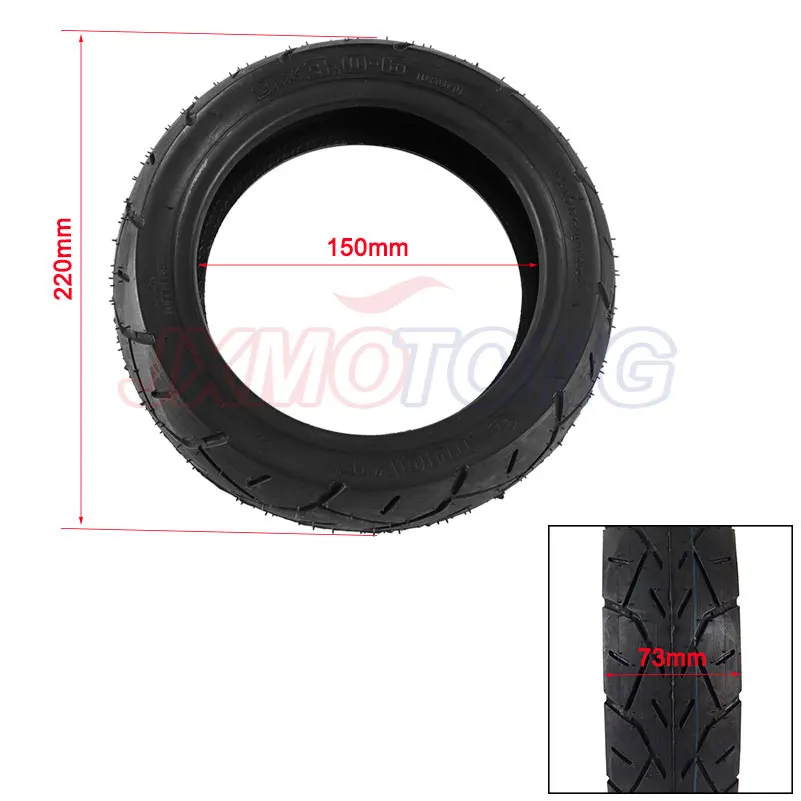 9x3.0-6 Vacuum Tyre 9 Inch 9x3.00-6 Tubeless Tire for Electric Scooter, Mini Motorcycle Parts