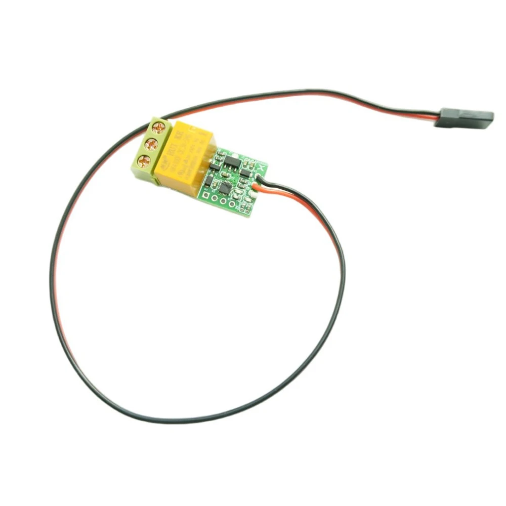 3.5V-12V PWM RC Relay Switch Normally Open/Closed Self-Locking RC Light Controller Reverse Protection for RC Car Boat Aircraft