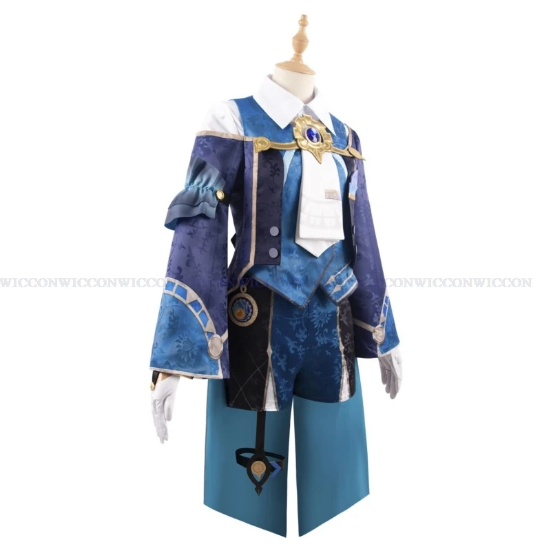 Jogo Honkai: Star Rail Cosplay Traje para homens e mulheres, peruca Misha, sapatos, uniformes, conjunto completo, Halloween Party Role Play Suit