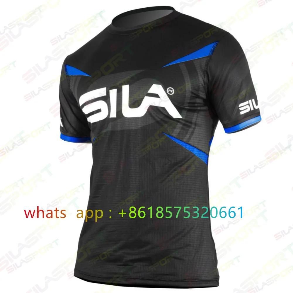 

SILASPORT Men Cycling Jersey Mountain Bike Short Sleeve Shirt DH Motorcycle Downhill Racing Jersey BMX Enduro Sportswear 2024