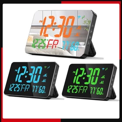 Tuya WiFi Desktop Clock Calendar termometro intelligente igrometro con Display a LED digitale supporto WIFI Auto-calibrazione