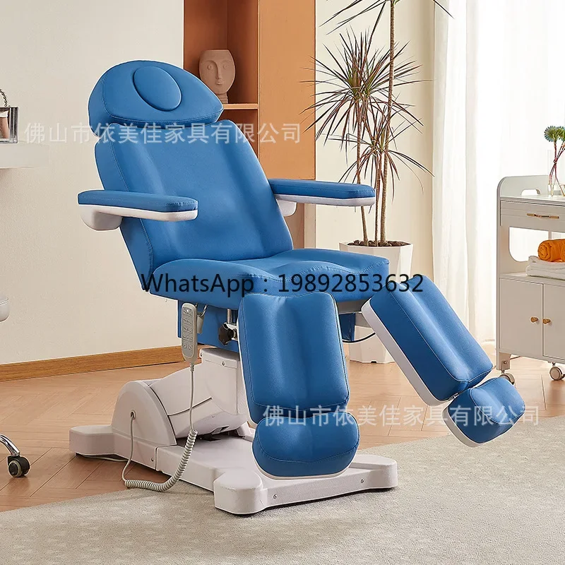 AA  Electric Beauty Bed Adjustable Multi-Function Beauty Salon Special High-End Split-Leg Rotating Tattoo Embroidery Chair