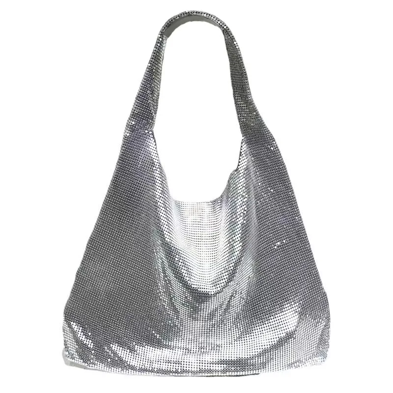 Fashion Metallic Purses and Handbags Luxury Designer Bags for Women 2022 New Luxury Handbags Gold Silver Bags