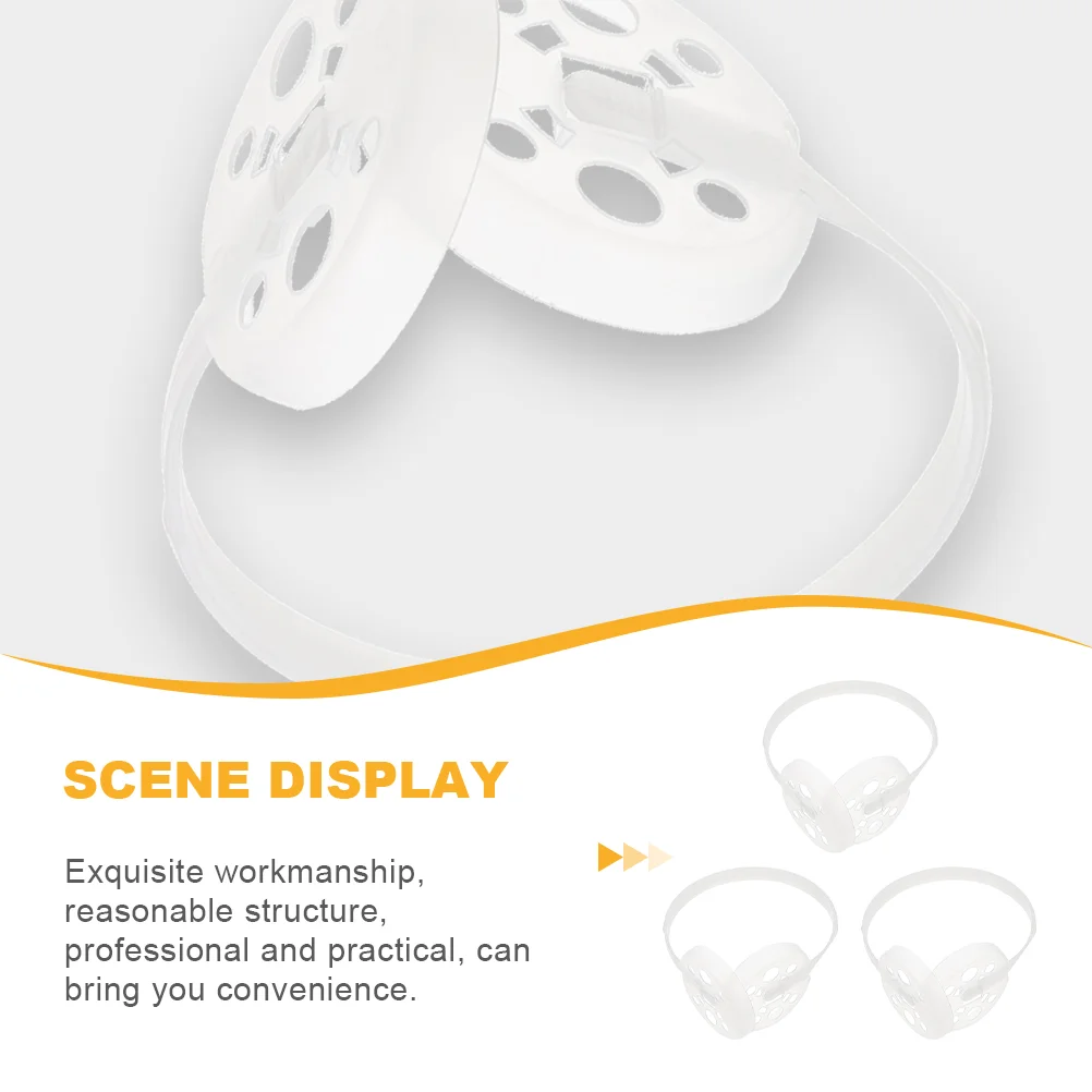 3 Pcs Earmuff DIY Warm Frame Fluffy Headphone Holder Controller Making Supplies Rack for Plastic