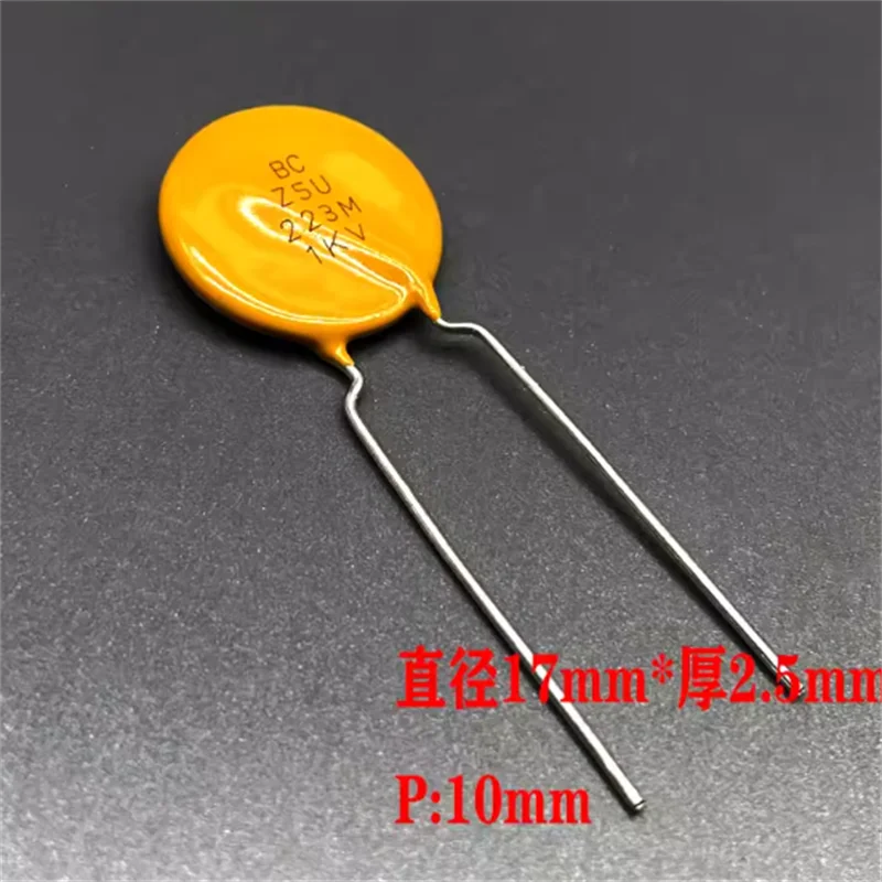 

10 шт. BC 223 22nf 0.022uf 1000v 1kv керамический конденсатор S223M75Z5UN83J0R