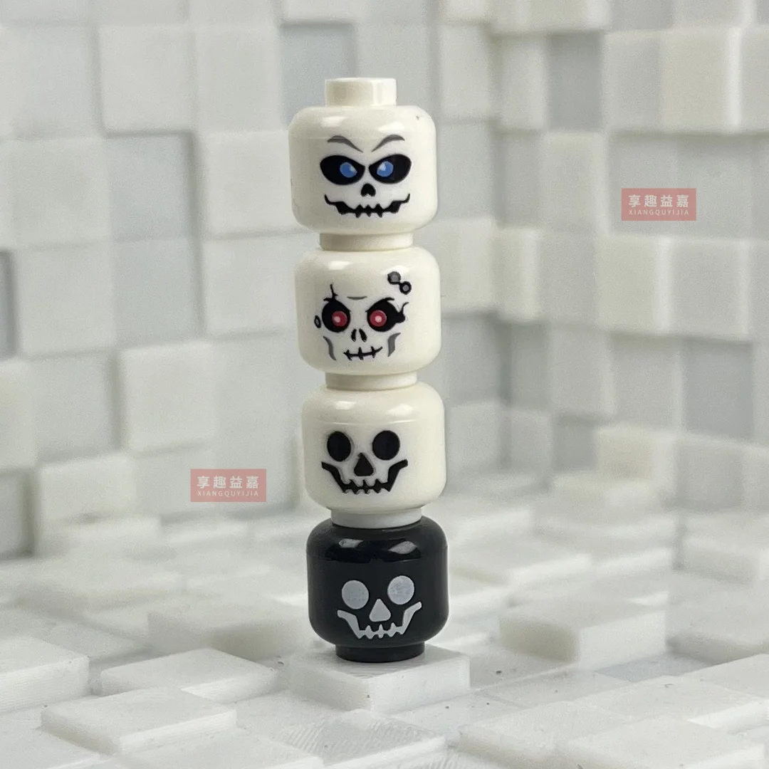 Halloween Skelett-Armee Mini-Puppe MOC Bausteine DIY Zusammengebaute Bausteine Charakter-Puppe Skelett-Pferd Ornamente Spielzeug