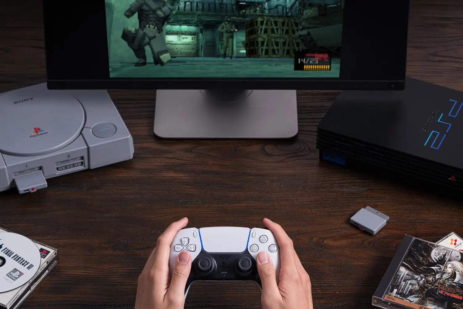 8BitDo 레트로 수신기 어댑터 동글 (PS1, PS2, 윈도우, Xbox 시리즈, Xbox One 컨트롤러, 스위치, PS5, PS4 게임패드 지원) 썸네일 5
