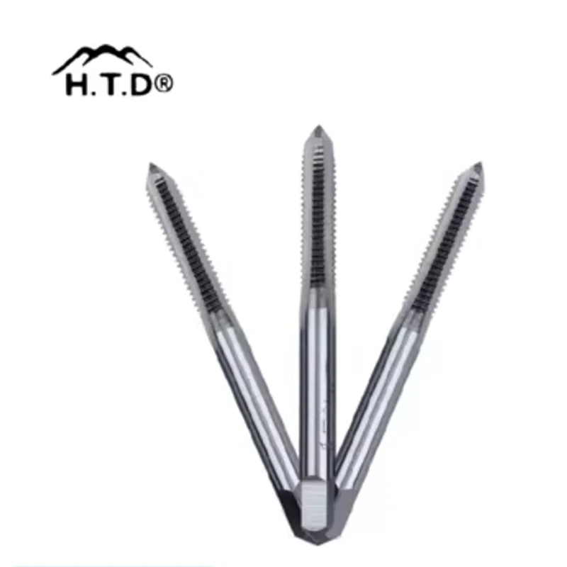 WALTETAP 3PCS HSS M2~M30 Straight Fluted Screw Thread Tap Metric Plug Hand Taps Drill Bit Set Power Hand Tools