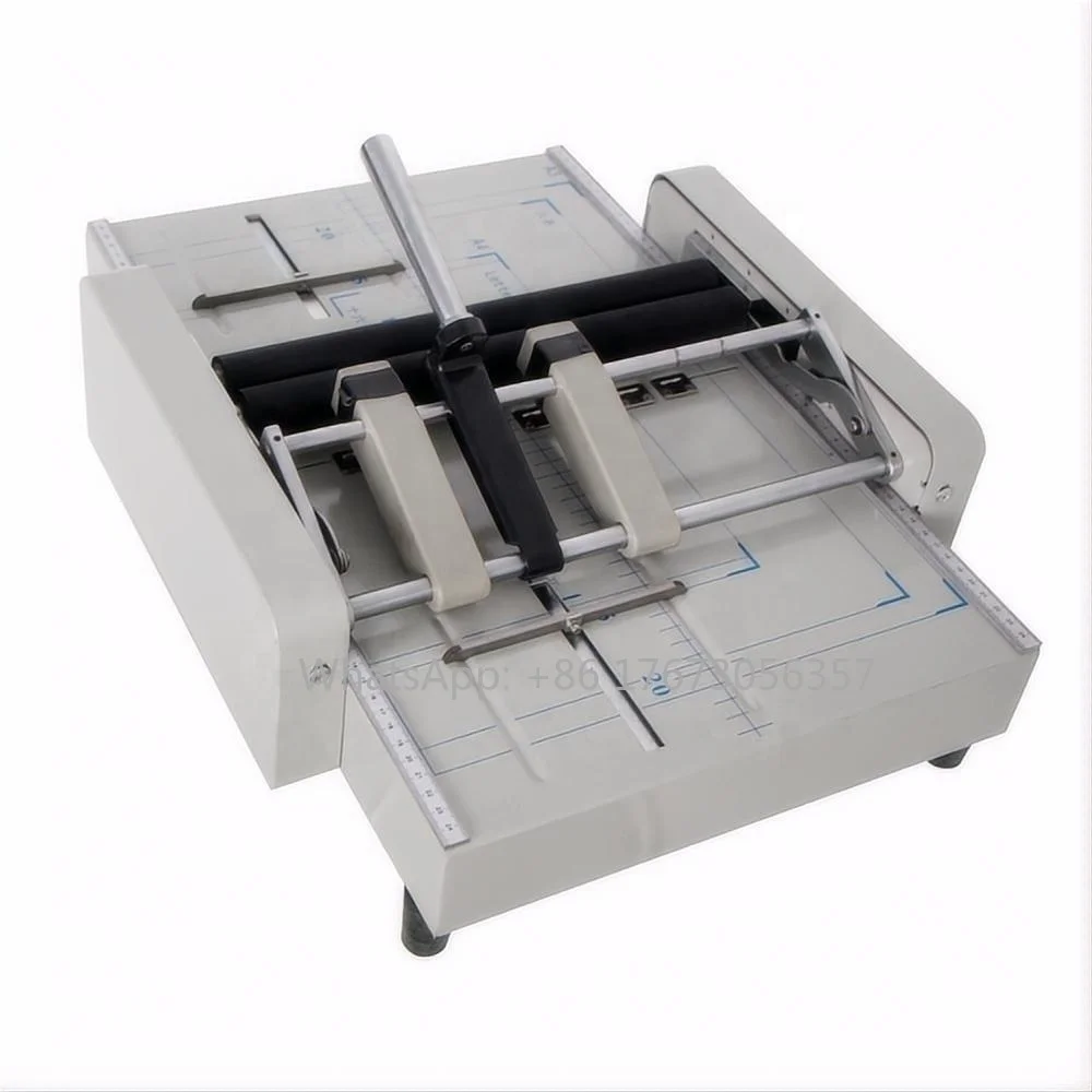 A3 Electric Manual Desktop Booklet Maker Saddle Flat Stapling Book Binding And Folding Stitching Machine