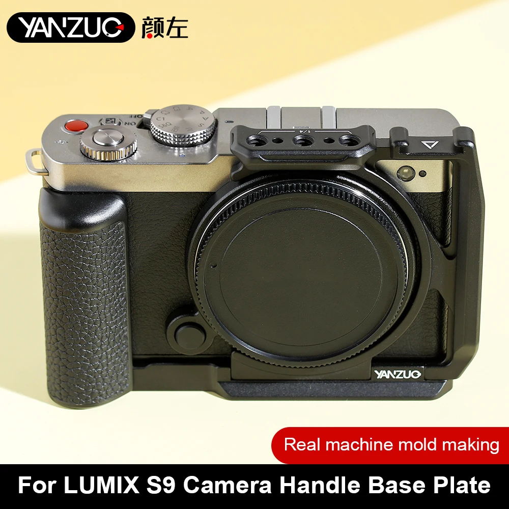 YANZUO Camera Cage For LUMIX S9 DSLR Cage Stabilizer Camera Handle Grip Base Plate Metal Frame Photography Accessories