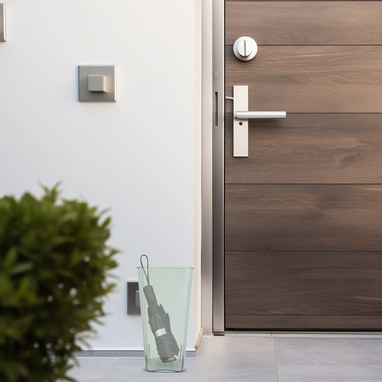 

Large Capacity Rainproof Umbrella Storage Tube Clear Pet Tall Stand Organizer For Home Entryway Office Indoor Use