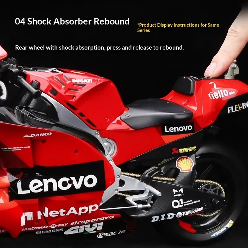 Maisto 1:6 Ducati Lenovo Team 2024 #1 Francesco Bagnaia #23 Enea