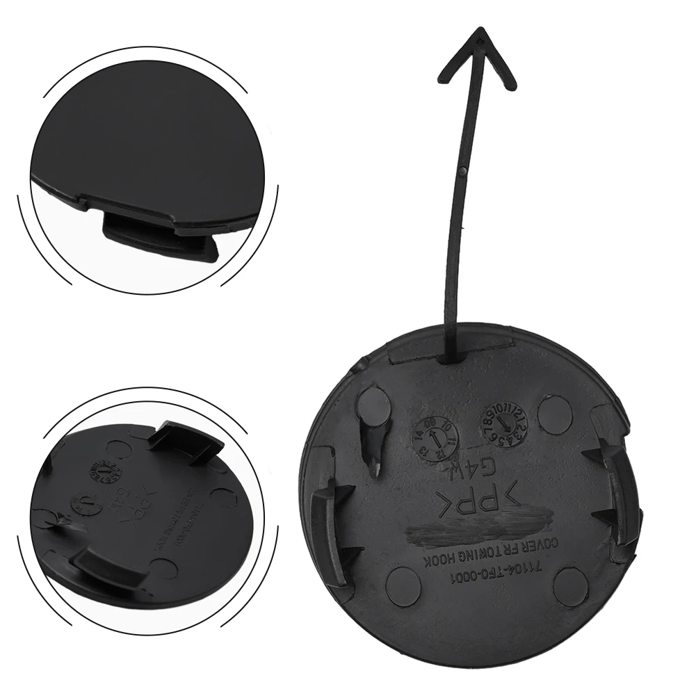 المصد الأمامي سحب العين هوك سحب غطاء غطاء ل 2009 2011 نماذج المواد البلاستيكية سهلة التركيب استبدال جزء #5