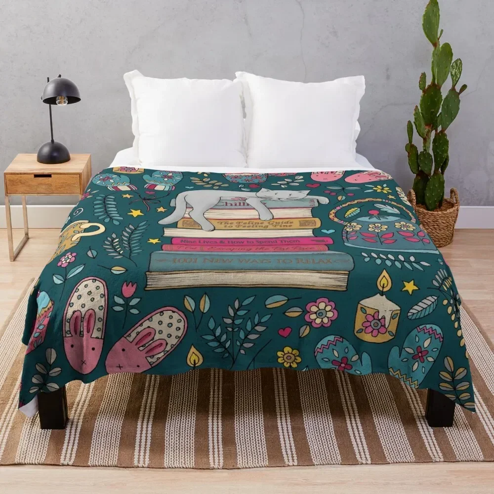 

How to Hygge Like a Cat Throw Blanket No Pilling Soft Warm Blanket for Bed