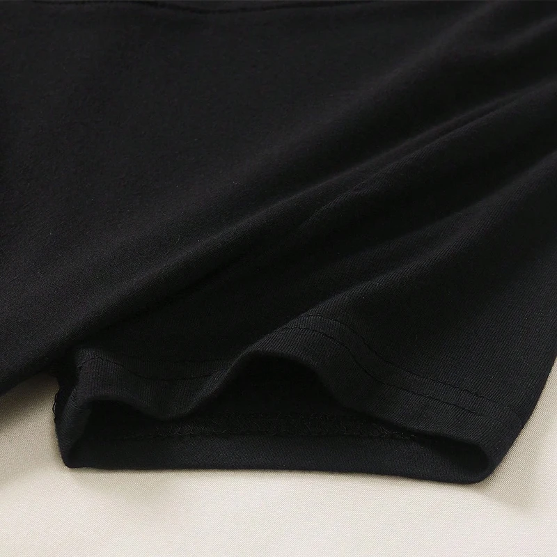 Style de sous-culture européenne et américaine 2025 nouvelle croix de Pâques impression punk slim fit T-shirt haut Harajuku des années 90 Kpop gothique punk Y2K