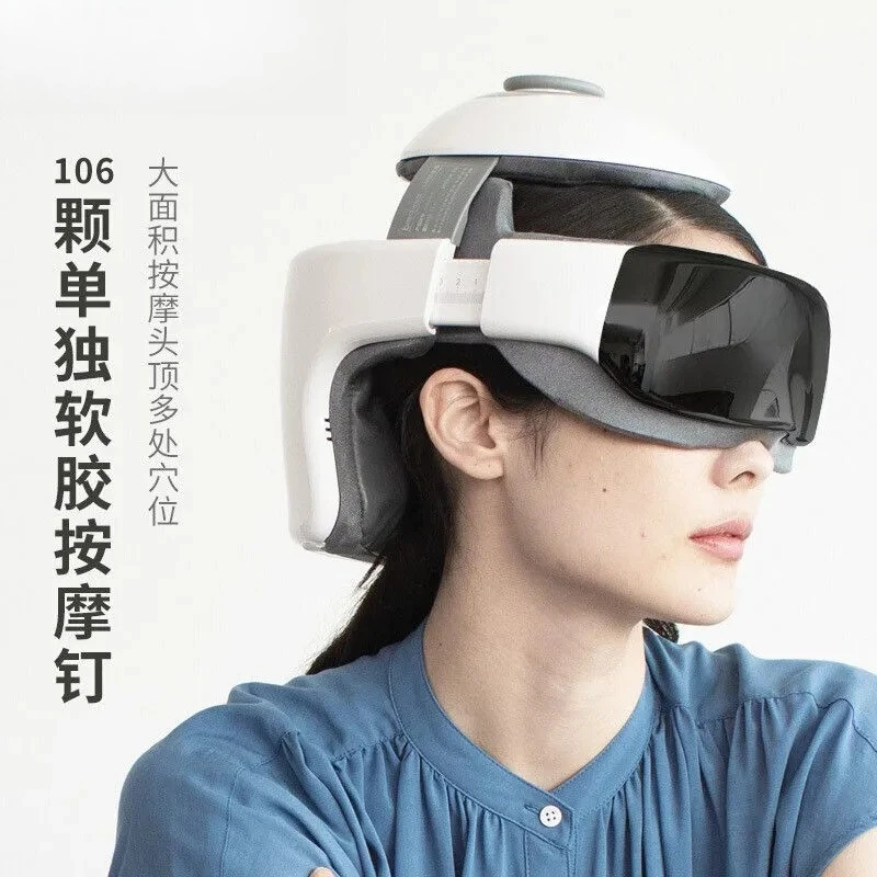 Head massager Electric automatic head eye and neck massage artifact to help sleep