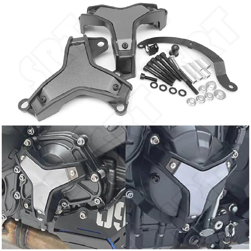 

Fits for Yamaha MT 09 MT09 ABS MT-09 SP FZ-09 2021 2022 2023 Motorcycle Engine Stator Cover Protector Guard Frame Slider Kits