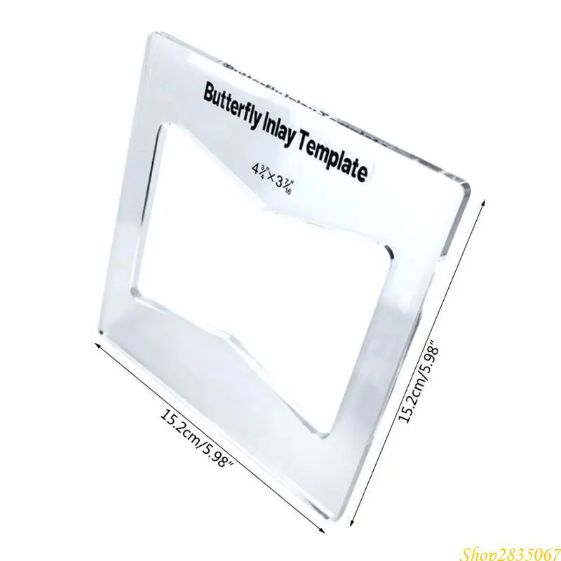 Router -Jig -Vorlage, Butterfly Inlay -Vorlagen Router und dekorative Vorlagen 831f