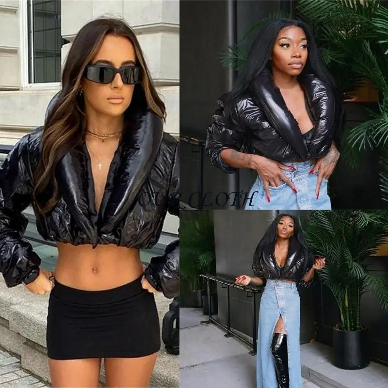 

Изысканная верхняя одежда с длинными рукавами, укороченные топы, пальто, идеально подходящее для свиданий и вечеринок Y1AC