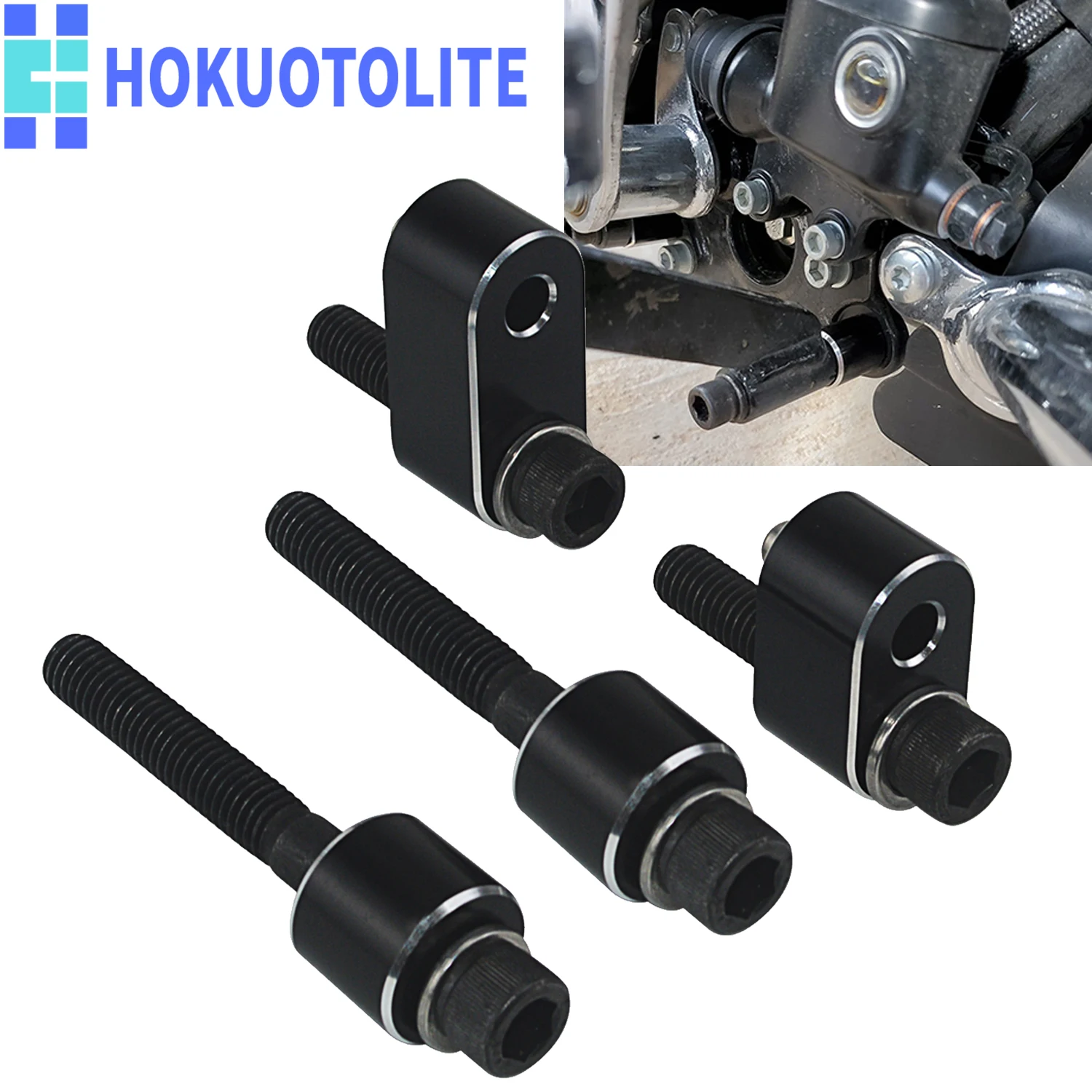 

1inch Motorcycle Driver Floorboard Extenders Kit For Harley Touring Road King Electra Glide Road Glide FLHT FLHR FLTR FLHX