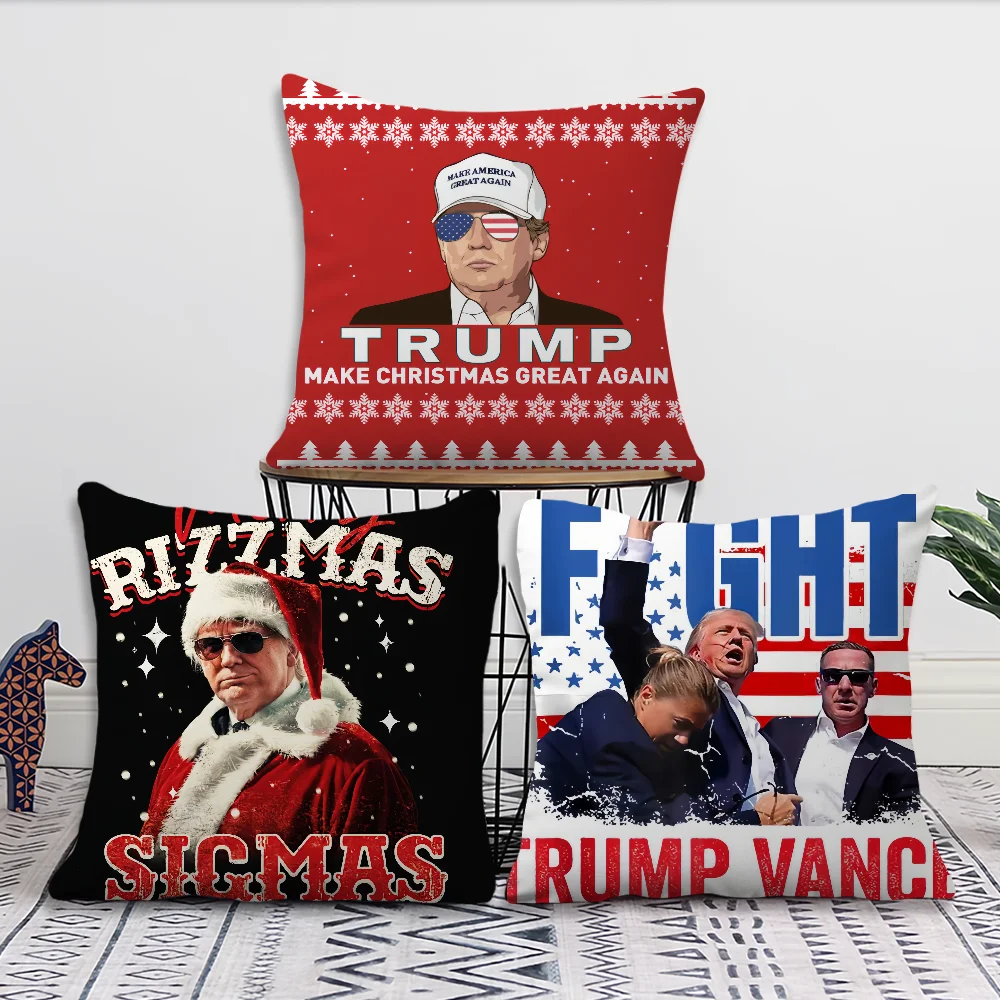 Comfortable soft Pillow Case for Sofa Living Room Home D-Donald Trump office Decor and Protective Covers